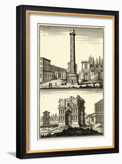 The Column of Trajan-Denis Diderot-Framed Art Print