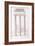 The Columns of the Temple of Castor and Pollux-Giulio Romano-Framed Giclee Print