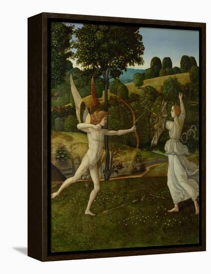 The Combat of Love and Chastity, Between 1475 and 1500-Gherardo di Giovanni del Fora-Framed Premier Image Canvas