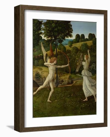 The Combat of Love and Chastity, Between 1475 and 1500-Gherardo di Giovanni del Fora-Framed Giclee Print