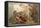 The Combat of Mars and Minerva-Jacques Louis David-Framed Premier Image Canvas