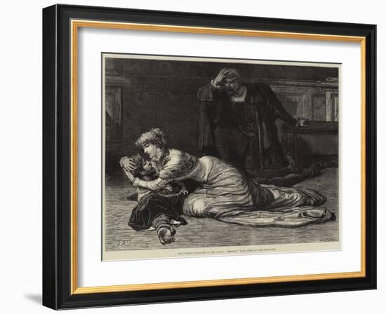 The Comedie Francaise at the Gaiety, Hernani, Last Scene of the Fifth Act-Francis S. Walker-Framed Giclee Print