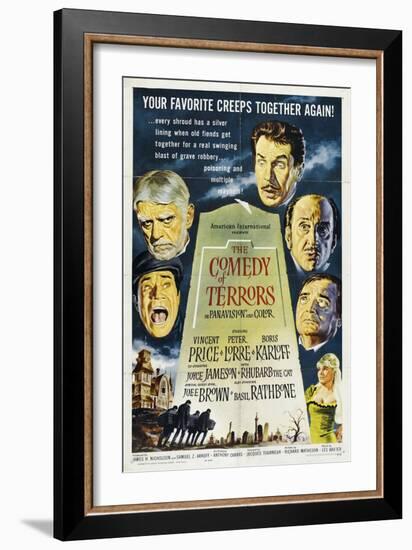 The Comedy of Terrors, 1963, Directed by Jacques Tourneur-null-Framed Giclee Print