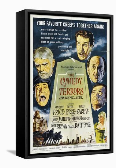 The Comedy of Terrors, 1963, Directed by Jacques Tourneur-null-Framed Premier Image Canvas