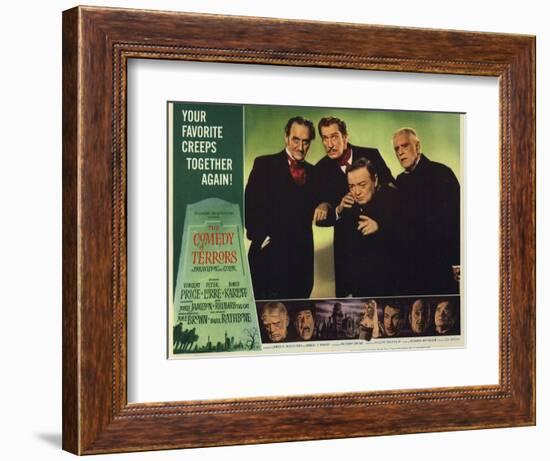 The Comedy of Terrors, 1964-null-Framed Art Print