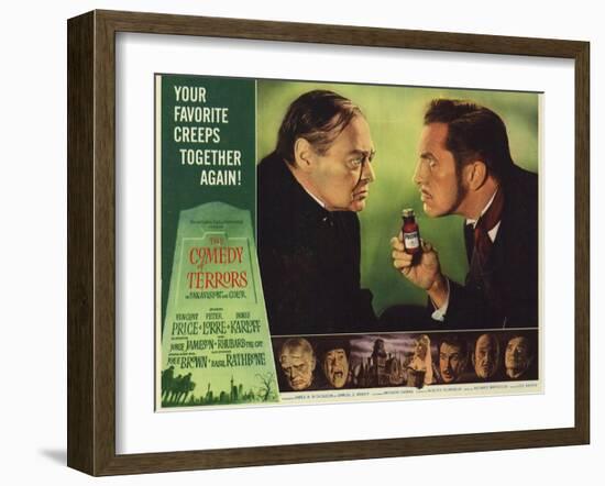 The Comedy of Terrors, 1964-null-Framed Art Print