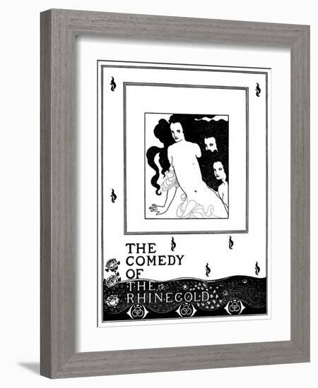 The Comedy of the Rhinegold-Aubrey Beardsley-Framed Art Print