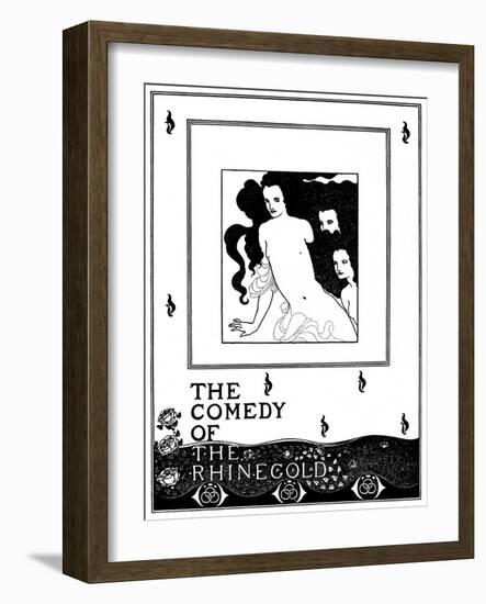 The Comedy of the Rhinegold-Aubrey Beardsley-Framed Art Print