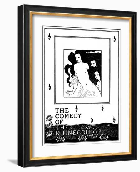 The Comedy of the Rhinegold-Aubrey Beardsley-Framed Art Print