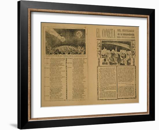 The Comet, 1899, Printed 1910-Jose Guadalupe Posada-Framed Giclee Print