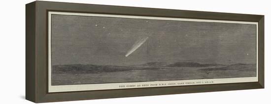 The Comet as Seen from HMS Orion, Lake Timsah, 1 October, 4.30 AM-Thomas Harrington Wilson-Framed Premier Image Canvas