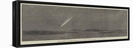 The Comet as Seen from HMS Orion, Lake Timsah, 1 October, 4.30 AM-Thomas Harrington Wilson-Framed Premier Image Canvas