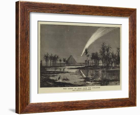 The Comet as Seen from the Pyramids-null-Framed Giclee Print