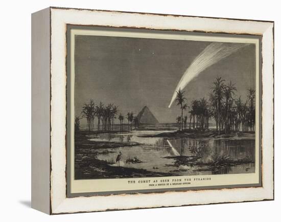 The Comet as Seen from the Pyramids-null-Framed Premier Image Canvas
