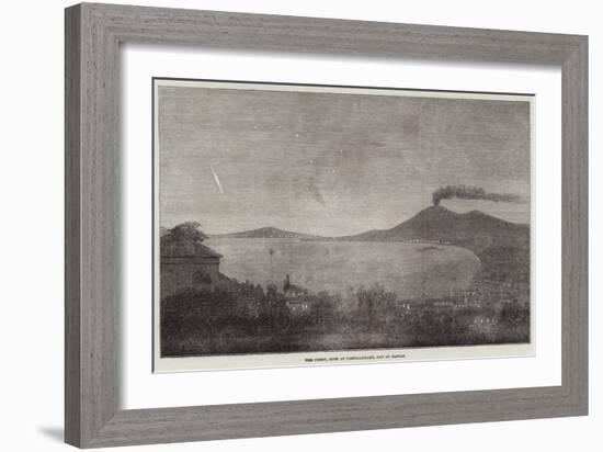 The Comet, Seen at Castellamare, Bay of Naples-null-Framed Giclee Print