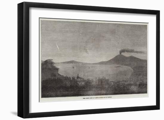 The Comet, Seen at Castellamare, Bay of Naples-null-Framed Giclee Print