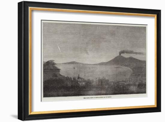 The Comet, Seen at Castellamare, Bay of Naples-null-Framed Giclee Print