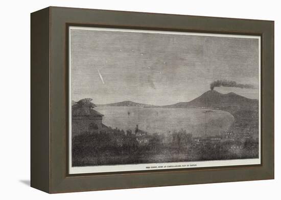 The Comet, Seen at Castellamare, Bay of Naples-null-Framed Premier Image Canvas