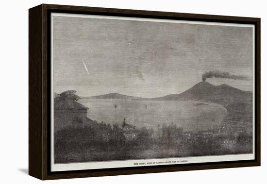 The Comet, Seen at Castellamare, Bay of Naples-null-Framed Premier Image Canvas