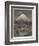 The Comet Seen over Mount Egmont, New Zealand-null-Framed Giclee Print