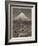 The Comet Seen over Mount Egmont, New Zealand-null-Framed Giclee Print