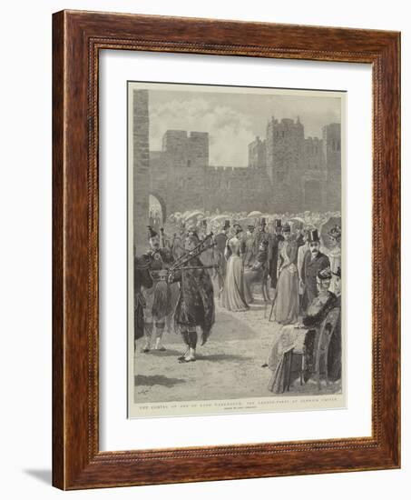 The Coming of Age of Lord Warkworth, the Garden-Party at Alnwick Castle-John Charlton-Framed Giclee Print