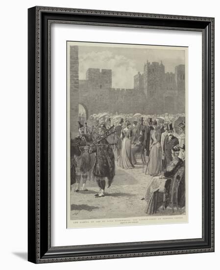 The Coming of Age of Lord Warkworth, the Garden-Party at Alnwick Castle-John Charlton-Framed Giclee Print