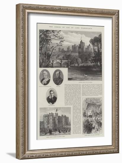 The Coming of Age of Lord Warkworth-null-Framed Giclee Print