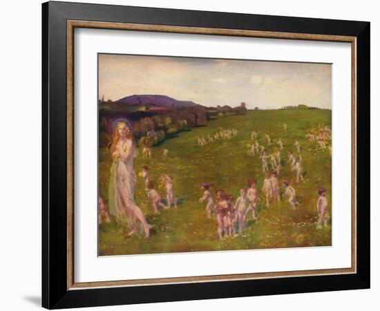 The Coming of Spring, 1913-Charles Sims-Framed Giclee Print