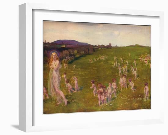 The Coming of Spring, 1913-Charles Sims-Framed Giclee Print