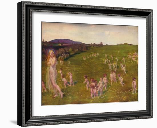 The Coming of Spring, 1913-Charles Sims-Framed Giclee Print