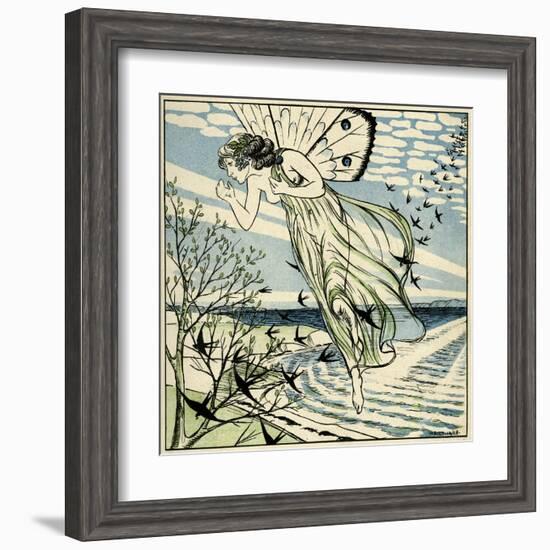 The Coming of Spring-H Slott-Moller-Framed Art Print