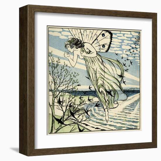 The Coming of Spring-H Slott-Moller-Framed Art Print