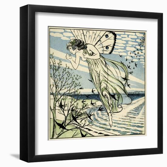 The Coming of Spring-H Slott-Moller-Framed Art Print