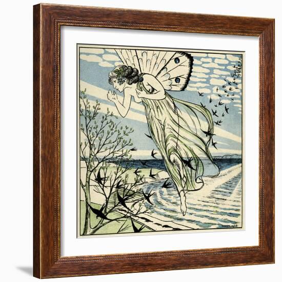 The Coming of Spring-H Slott-Moller-Framed Art Print