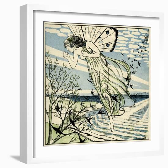 The Coming of Spring-H Slott-Moller-Framed Art Print