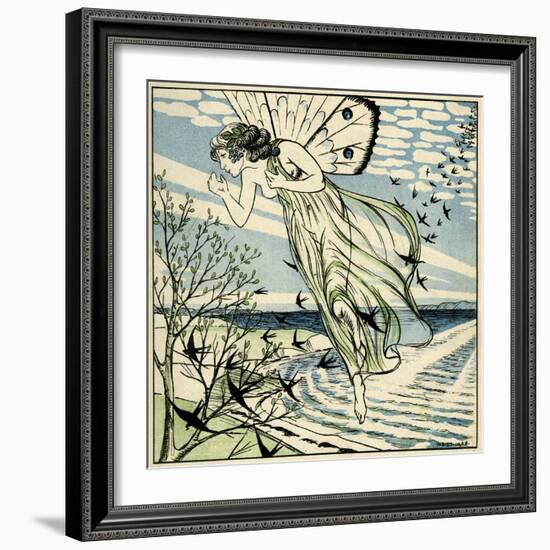 The Coming of Spring-H Slott-Moller-Framed Art Print