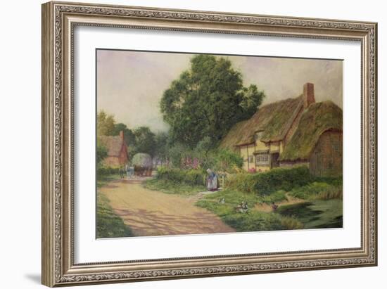 The Coming of the Haycart-Arthur Claude Strachan-Framed Giclee Print