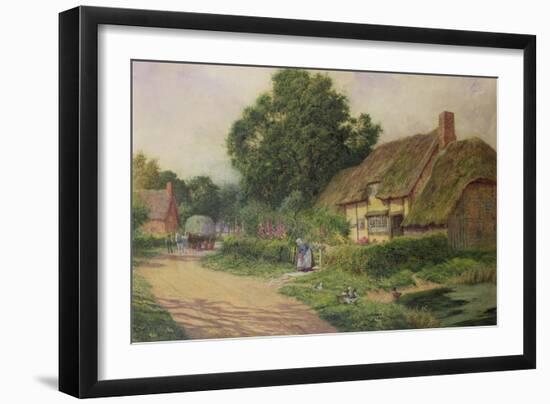 The Coming of the Haycart-Arthur Claude Strachan-Framed Giclee Print