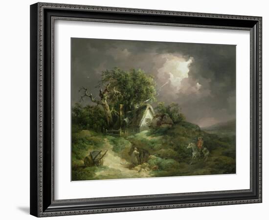 The Coming Storm, Isle of Wight, 1789-George Morland-Framed Giclee Print