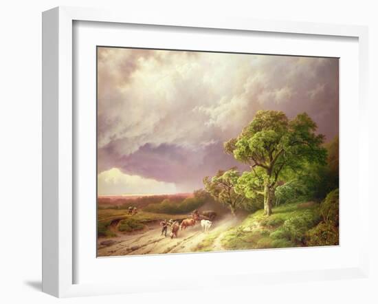 The Coming Storm-Barend Cornelis Koekkoek-Framed Giclee Print