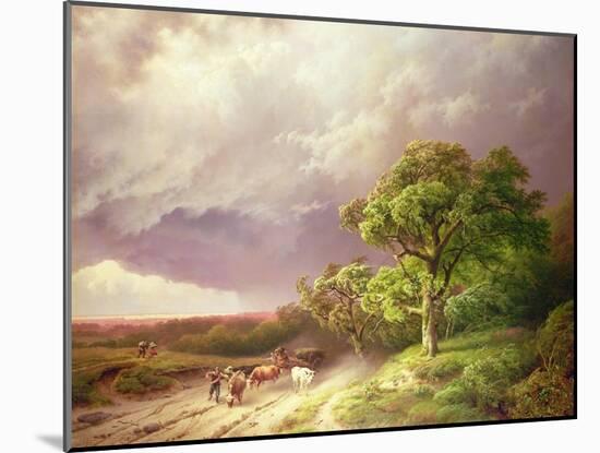 The Coming Storm-Barend Cornelis Koekkoek-Mounted Giclee Print