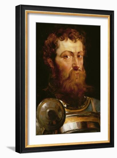 The Commander's Head-Peter Paul Rubens-Framed Giclee Print