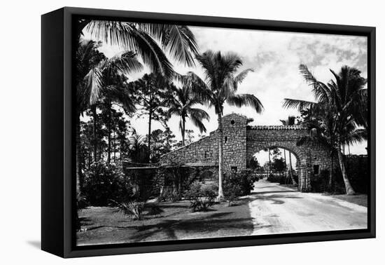 The Commercial Entrance, Miami, May 9Th, 1925-null-Framed Premier Image Canvas