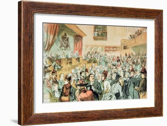 The Commission on Society, from 'St. Stephen's Review Royal Commission Number, Christmas, 1888-Tom Merry-Framed Giclee Print