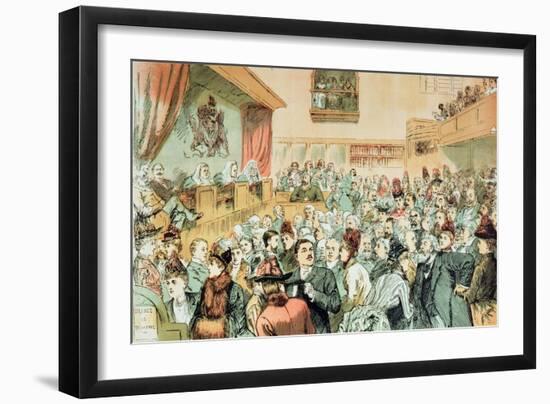 The Commission on Society, from 'St. Stephen's Review Royal Commission Number, Christmas, 1888-Tom Merry-Framed Giclee Print