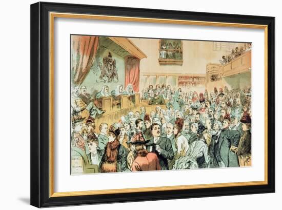 The Commission on Society, from 'St. Stephen's Review Royal Commission Number, Christmas, 1888-Tom Merry-Framed Giclee Print