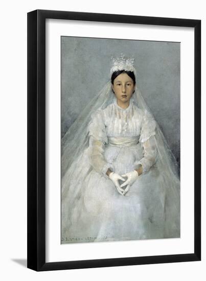 The Communicant, 1875-Jules Bastien-Lepage-Framed Giclee Print