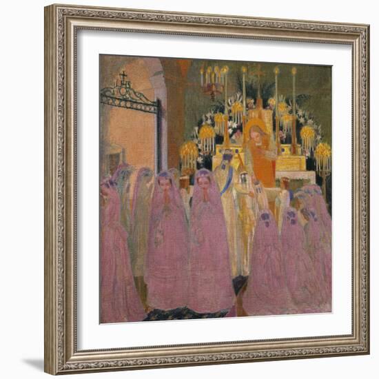 The Communicants, 1907-Maurice Denis-Framed Giclee Print