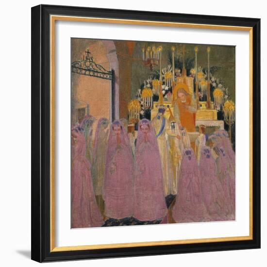 The Communicants, 1907-Maurice Denis-Framed Giclee Print